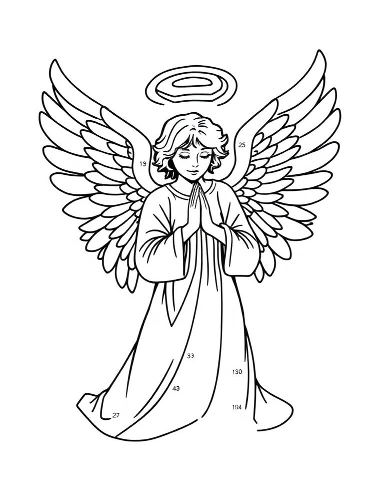 Ángel para pintar